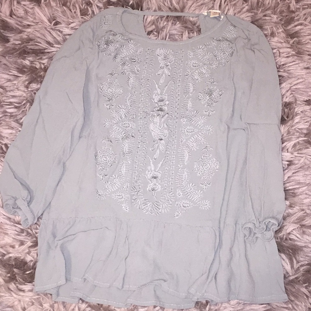 Light green blouse from Francesca’s